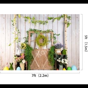 Flower theme backdrop
